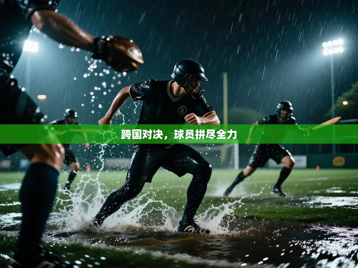 跨国对决,球员拼尽全力 第1张