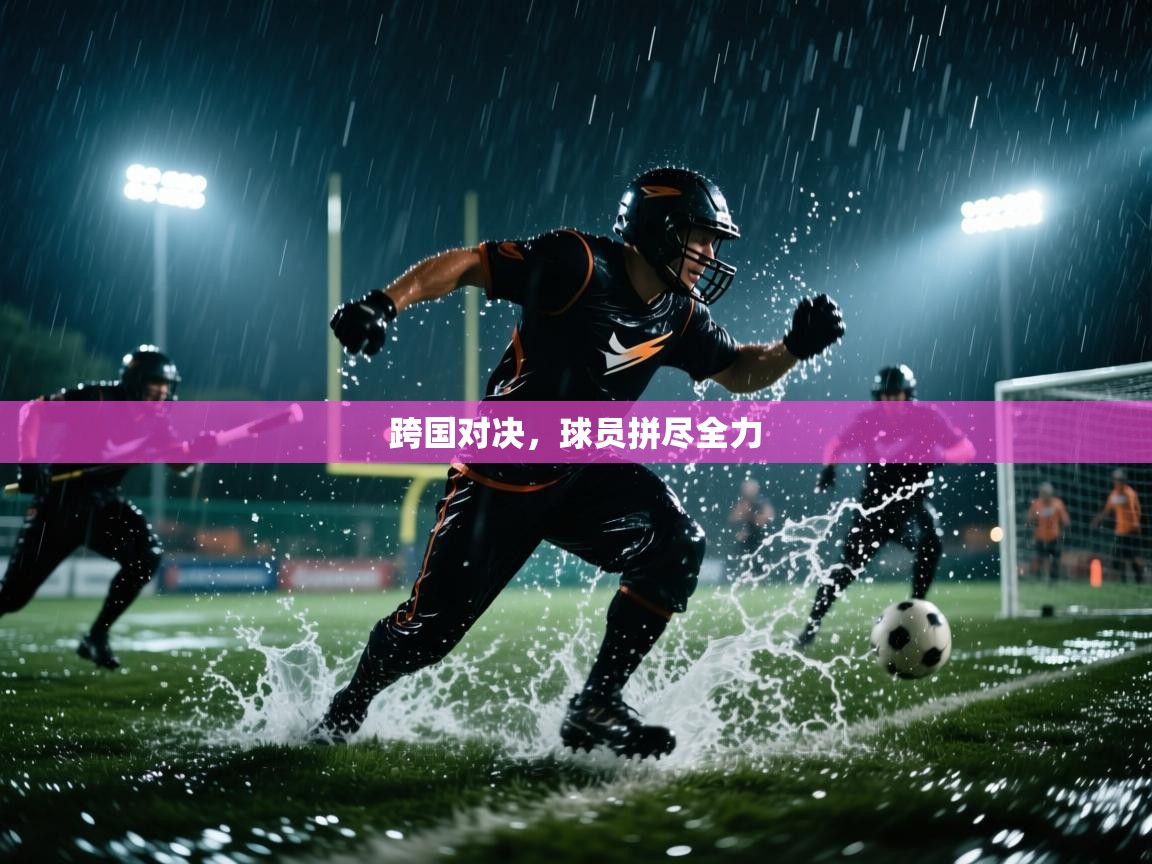跨国对决,球员拼尽全力 第2张